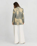 Abstract Print Tailored Statement Blazer