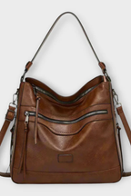 Ardelle | Women Zip Detail Slouchy Shoulder Bag