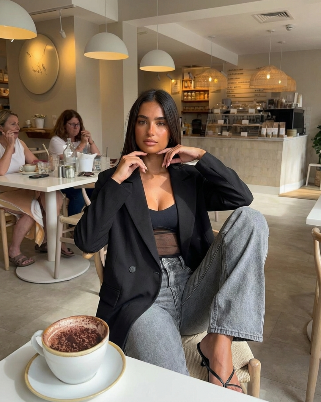 Classic Double Breasted Tailored Blazer