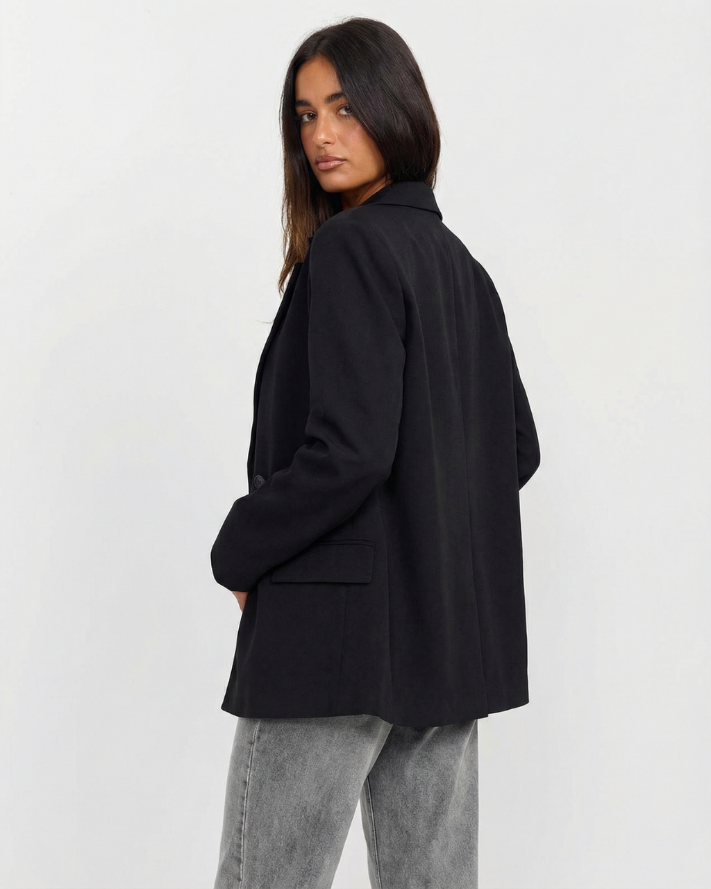 Classic Double Breasted Tailored Blazer