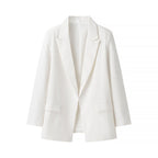 Classic Tailored Open Front Blazer