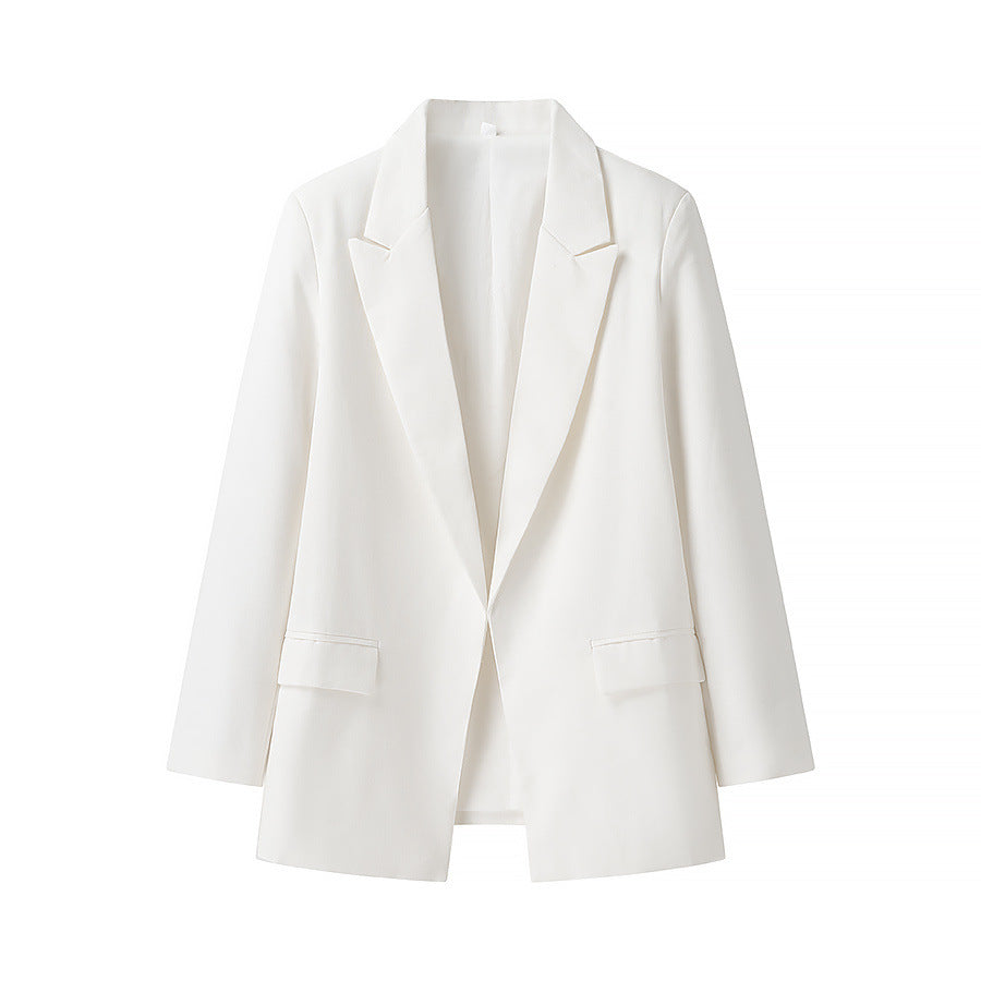 Classic Tailored Open Front Blazer