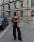 Classic Tailored Tweed Blazer