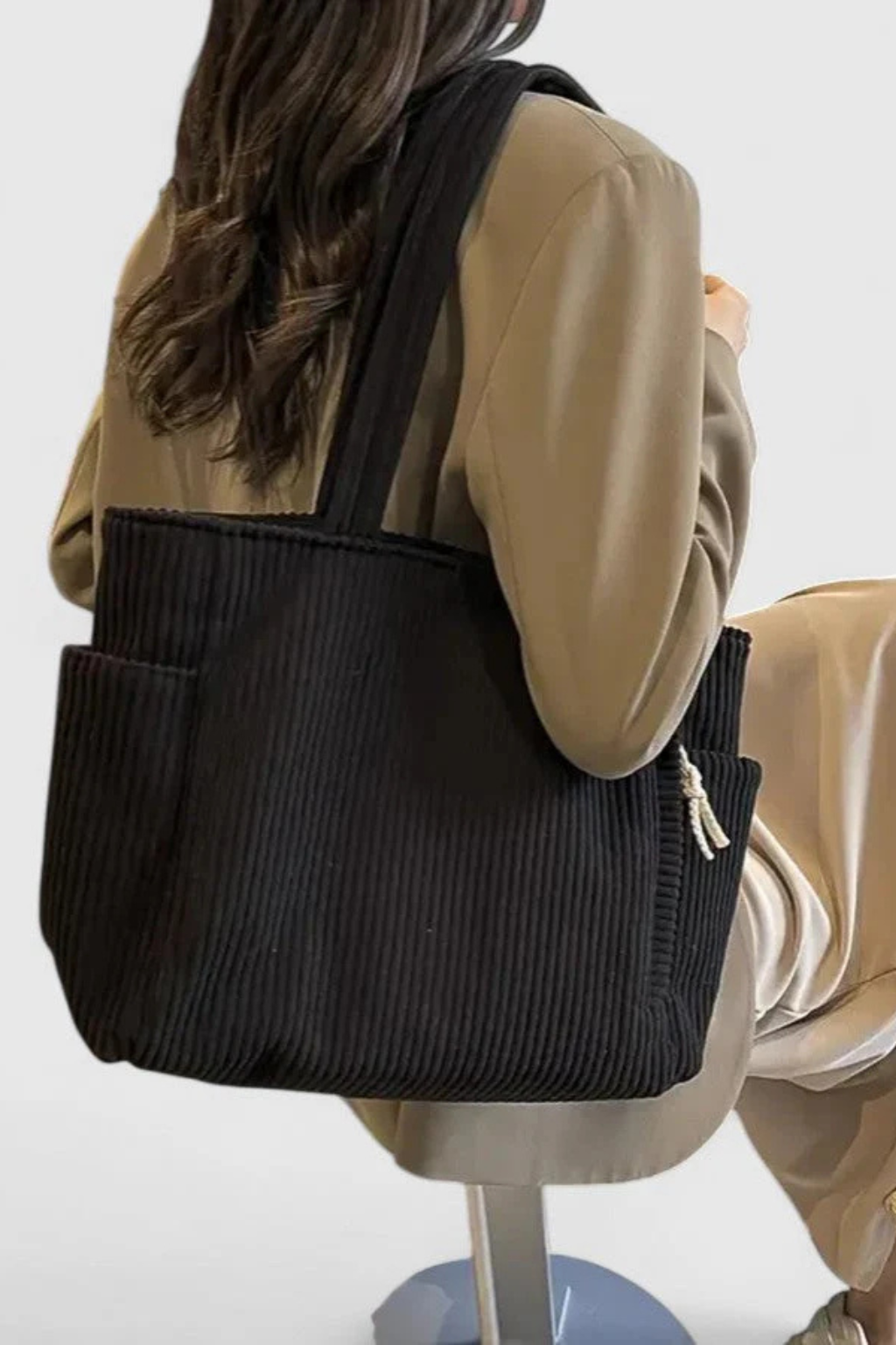 Cordelia | Women Corduroy Everyday Tote Bag