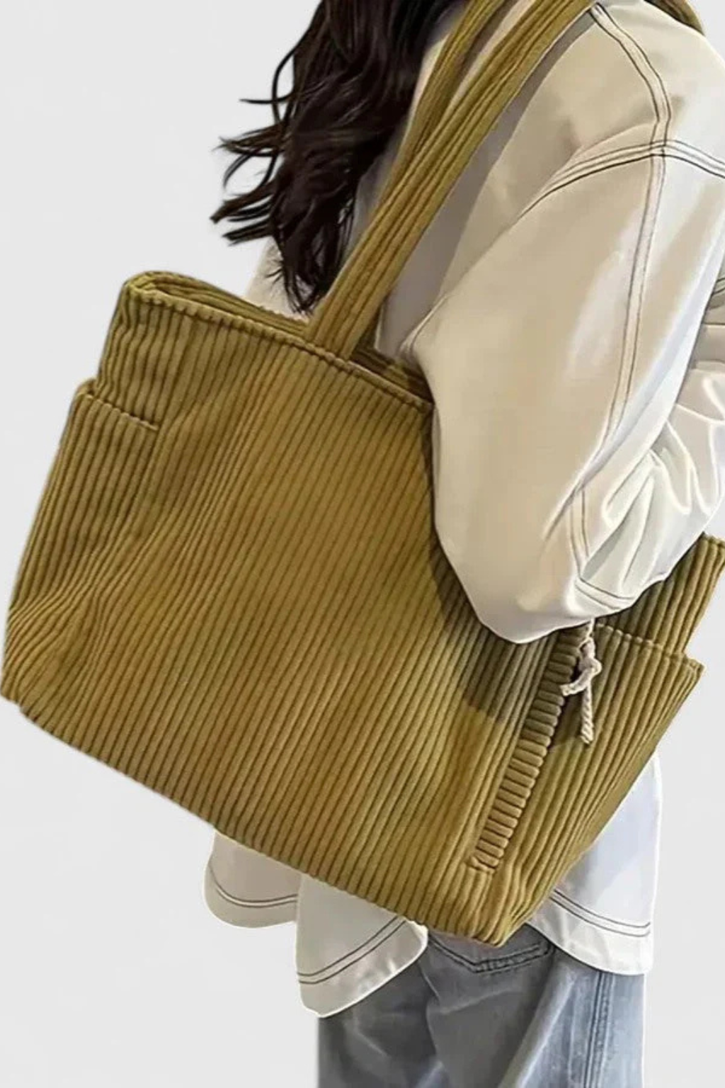 Cordelia | Women Corduroy Everyday Tote Bag