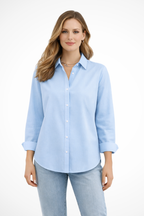 Darcy | Women Relaxed Fit Long Sleeve Collared Button Down Shirt