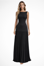 Eline | Women Elegant Pleated Formal Maxi Dress