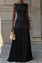 Eline | Women Elegant Pleated Formal Maxi Dress