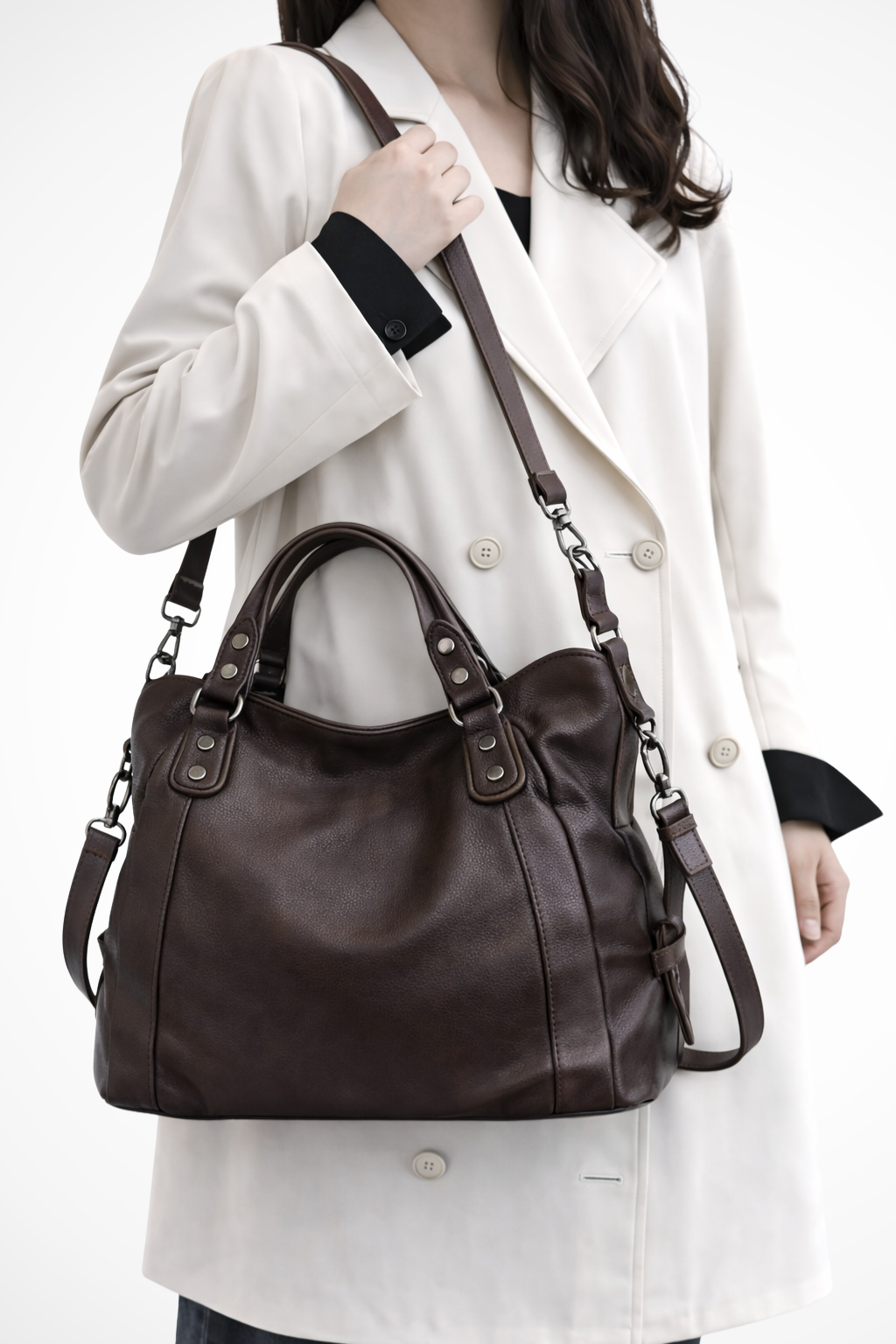 Elowen | Women Stud Detail Shoulder Bag