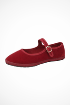 Emma | Women Round Toe Buckle Strap Mary Jane Ballet Flats