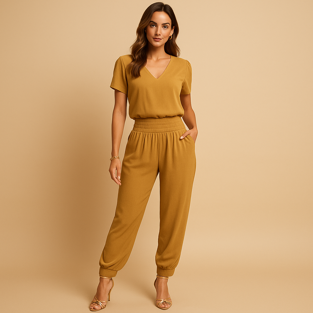 Floral print top and pants set for women | Eliza
