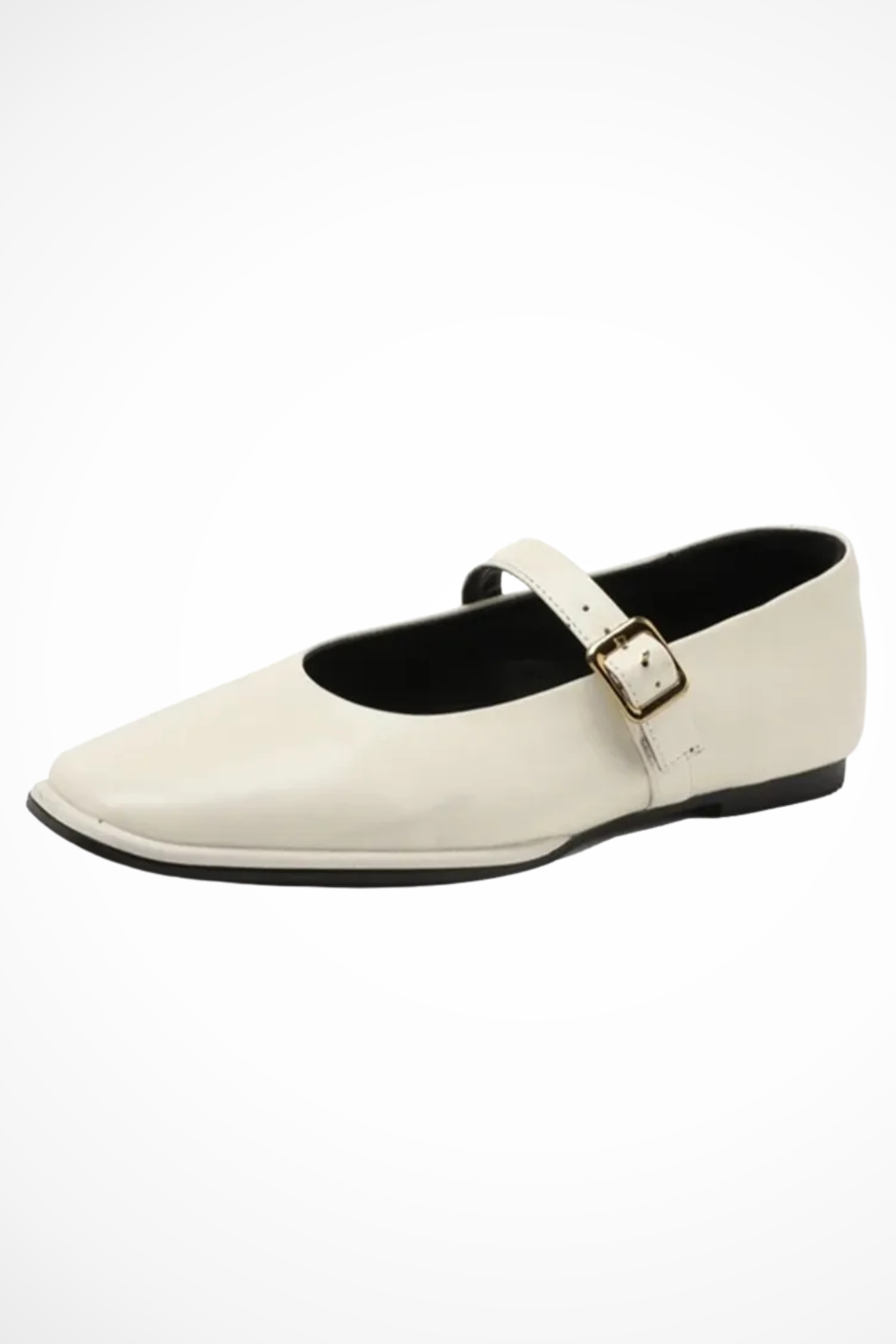 Georgiana | Women Square Toe Buckle Strap Mary Jane Ballet Flats