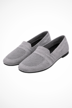 Laurentia | Women Square Toe Knit Mesh Slip On Ballet Flats