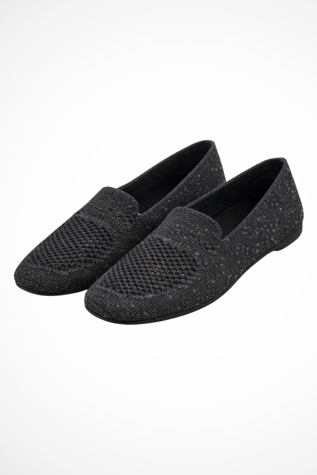 Laurentia | Women Square Toe Knit Mesh Slip On Ballet Flats