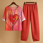 Lightweight two-piece spring summer set for women | Nena