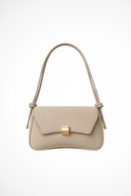 Maravelle | Women Minimalist Shoulder Bag with Gold Clasp