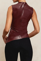 Marlowe | Women Sleeveless High Neck Chic Summer Top