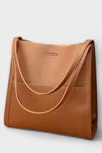 Neva | Women Structured Front Pocket Textured Tote Shoulder Bag