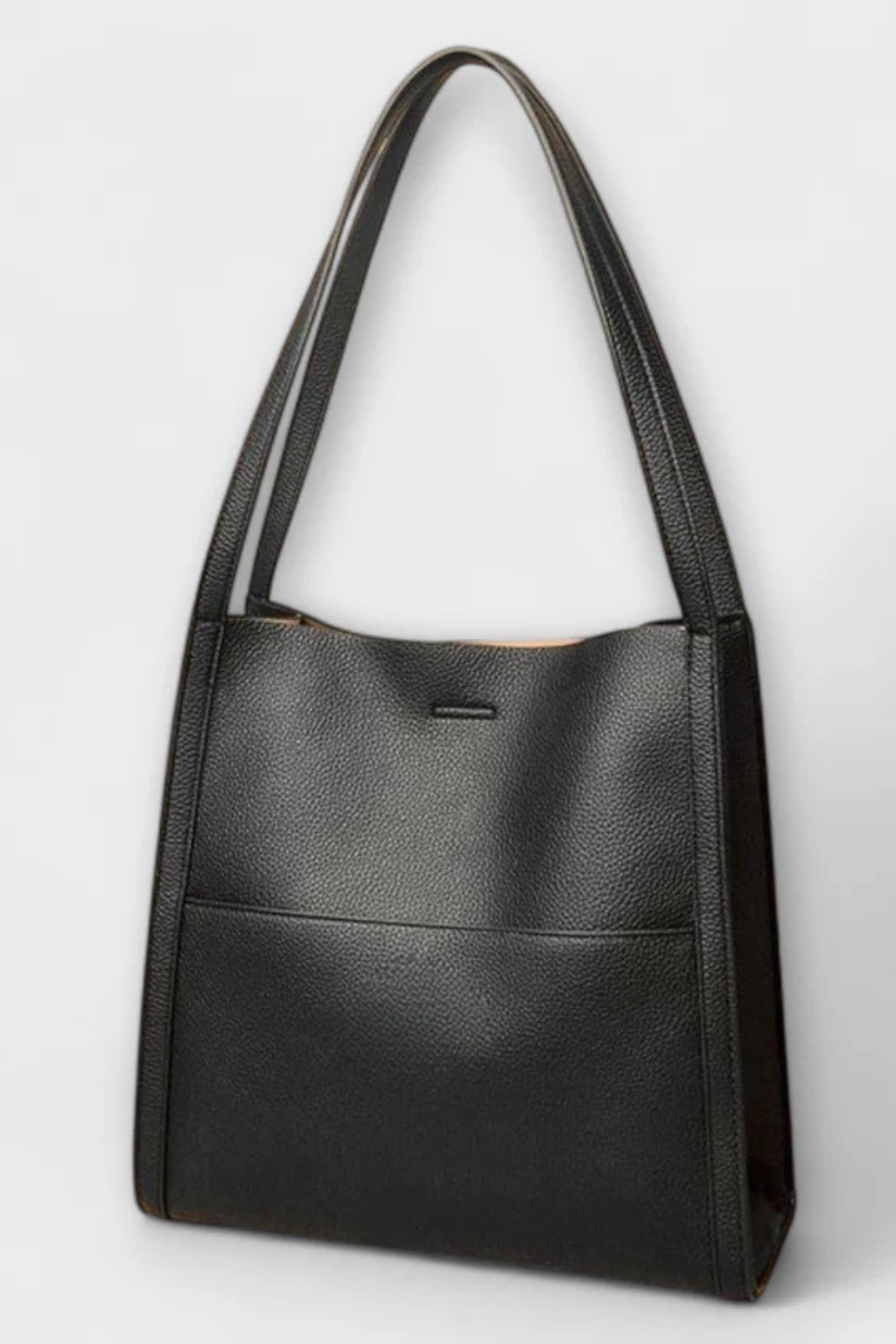 Neva | Women Structured Front Pocket Textured Tote Shoulder Bag