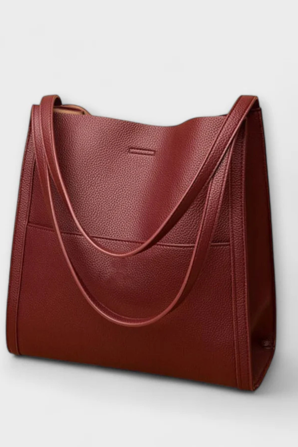 Neva | Women Structured Front Pocket Textured Tote Shoulder Bag