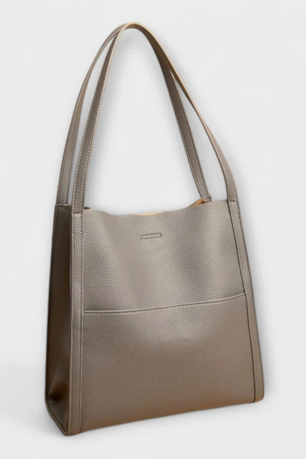 Neva | Women Structured Front Pocket Textured Tote Shoulder Bag