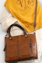 Seraphina | Women Multi Pocket Structured Tote Bag