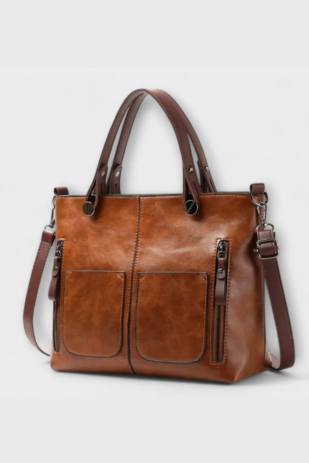 Seraphina | Women Multi Pocket Structured Tote Bag