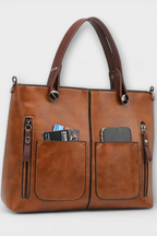 Seraphina | Women Multi Pocket Structured Tote Bag