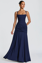 Seraphine | Women Square Neck Race Day Wedding Guest Maxi Dress