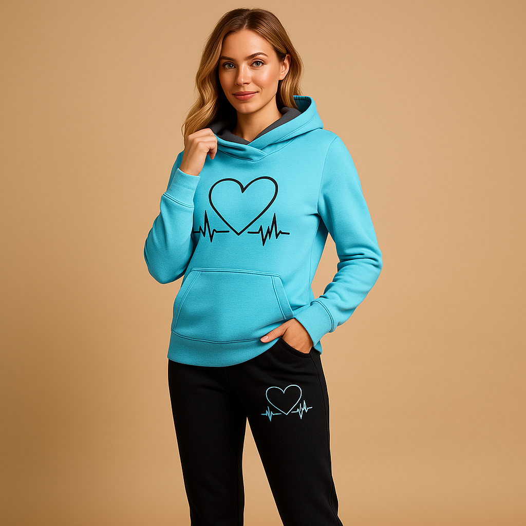 Stylish jogger and zip jacket set for women | Lianne