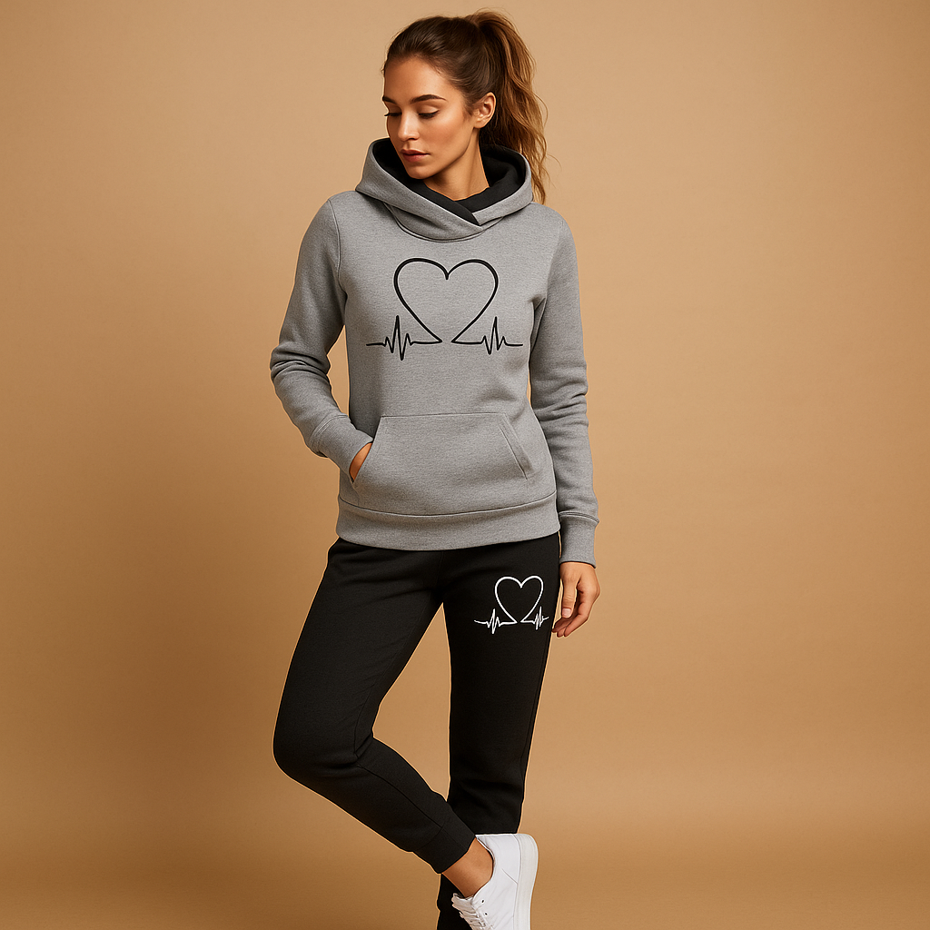Stylish jogger and zip jacket set for women | Lianne