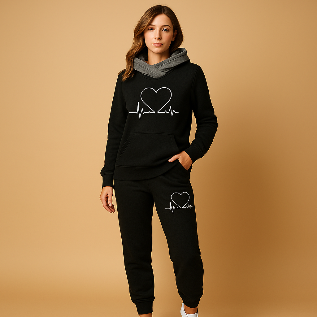 Stylish jogger and zip jacket set for women | Lianne
