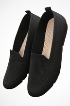 Sybilla | Women Round Toe Knit Slip On Ballet Flats