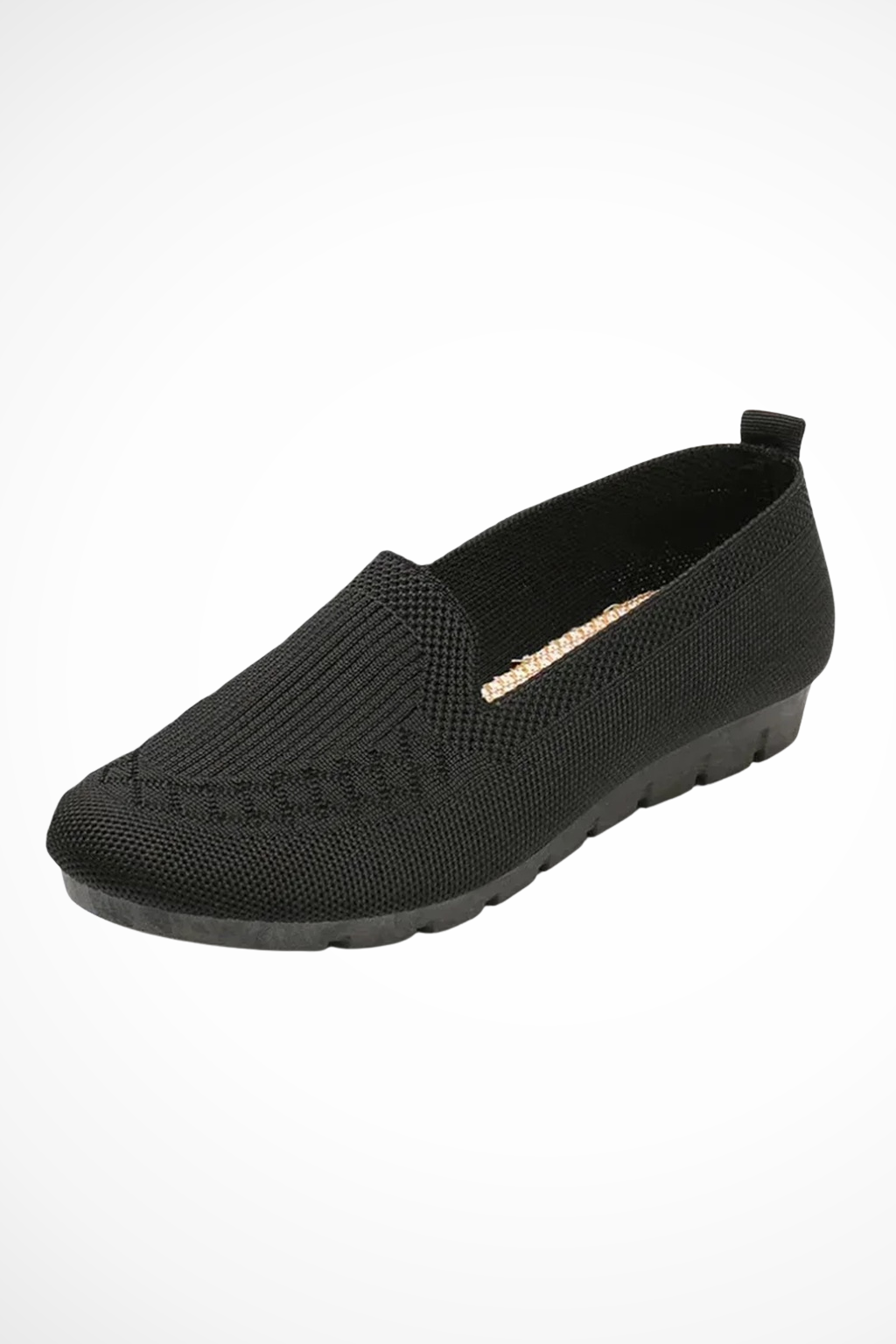 Sybilla | Women Round Toe Knit Slip On Ballet Flats