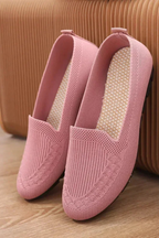 Sybilla | Women Round Toe Knit Slip On Ballet Flats