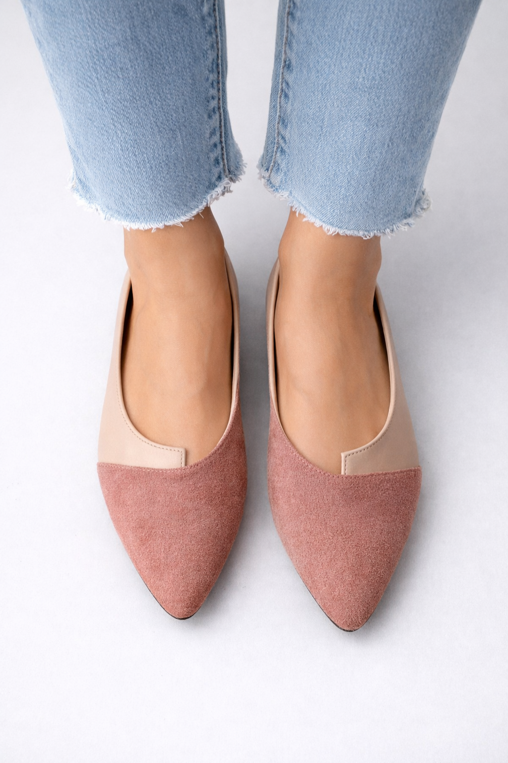 Tabitha | Women Pointed Toe Slip On Ballet Flats
