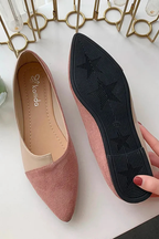 Tabitha | Women Pointed Toe Slip On Ballet Flats