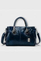 Valencia | Women Braided Handle Structured Handbag